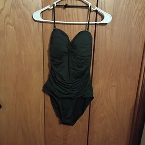 Apt. 9 Classic Black One-Piece Swimsuit